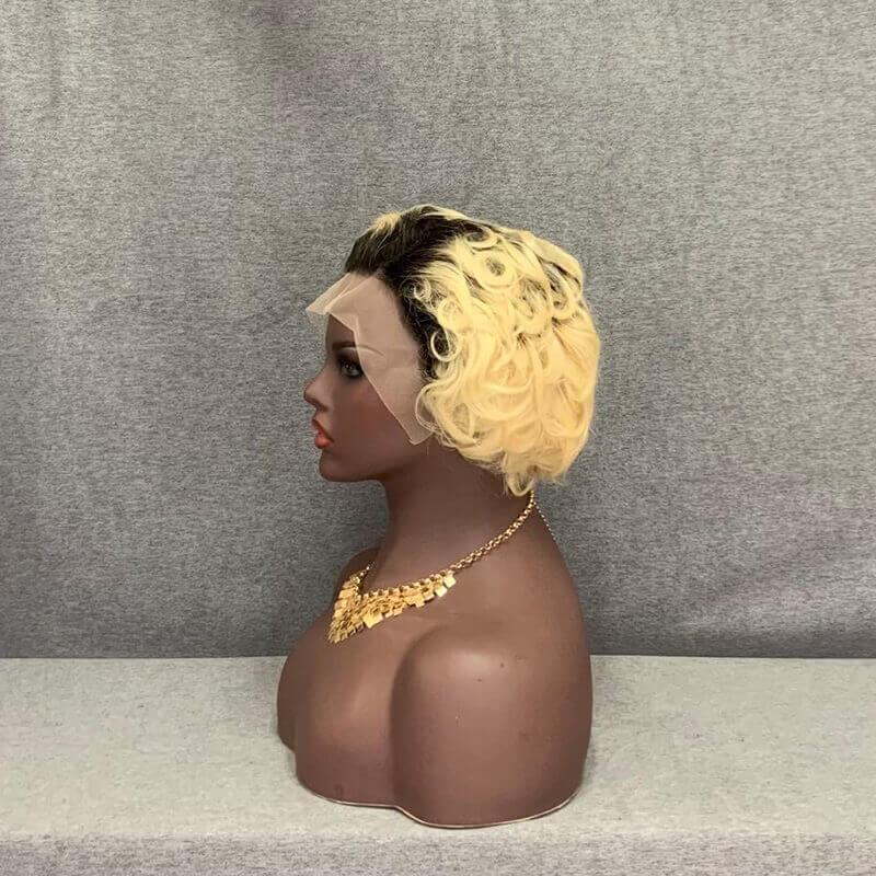 pixie cut frontal wig