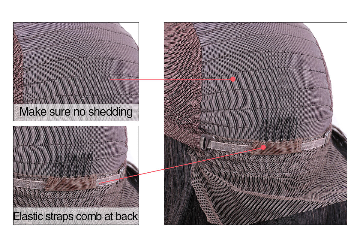 13X4 Lace Frontal Short Bob Wigs Straight Human Hair 180% Density