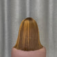 Highlight Bob Wig T Lace Straight Human Hair