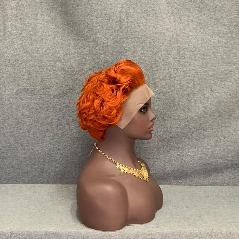 human hair pixie wig