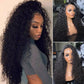 Jerry Curly 13×4 HD Lace Front Wigs Brazilian Virgin Hair Lace Wigs