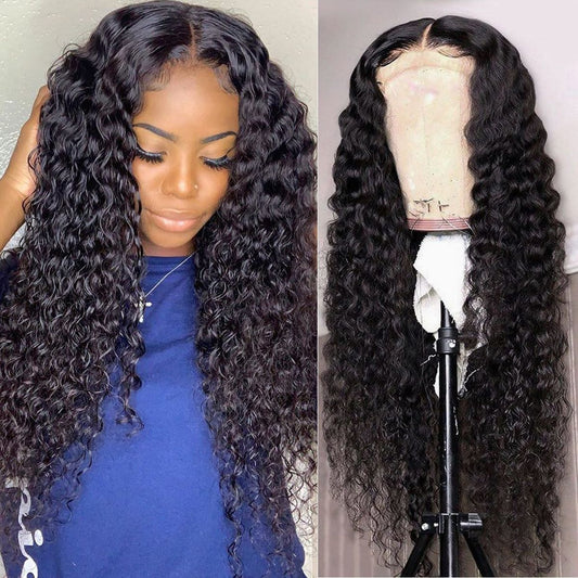 13×4 HD Lace Front Wigs Deep Wave Human Hair Wigs - Ross Pretty Hair Official