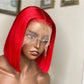 13×6-Lace-Frontal-Bob-Wigs-Red -Straight