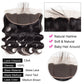 13x4 Lace Frontal Body Wave 100% Unprocessed Virgin Human Hair
