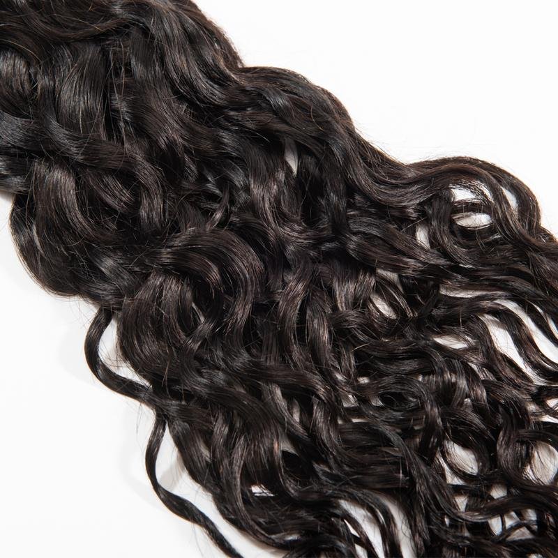 13X4 Lace Frontal With 3 Bundles 100% Virgin Human Hair Peruvian Water Wave - Ross Pretty Hair Official