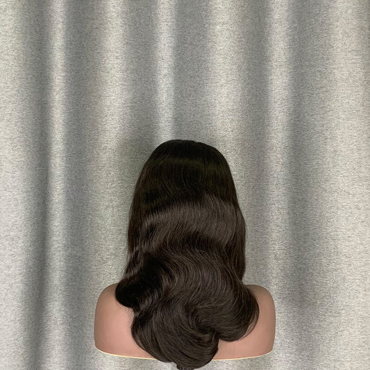 Body Wave Wig 16 Inch 13×4 Lace Front Wig 100% Human Hair