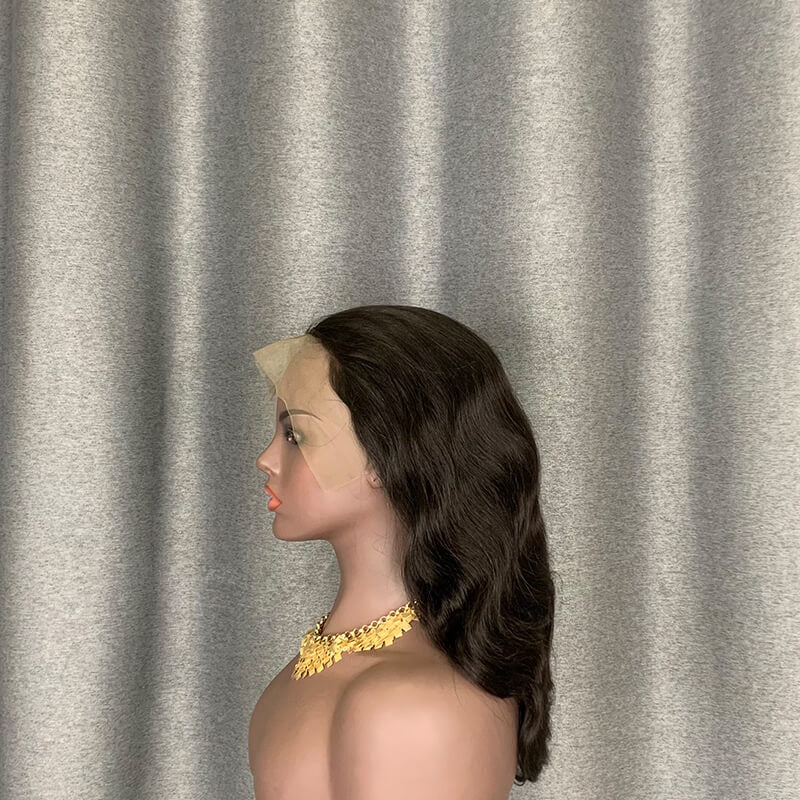 Body Wave Wig 16 Inch 13×4 Lace Front Wig 100% Human Hair