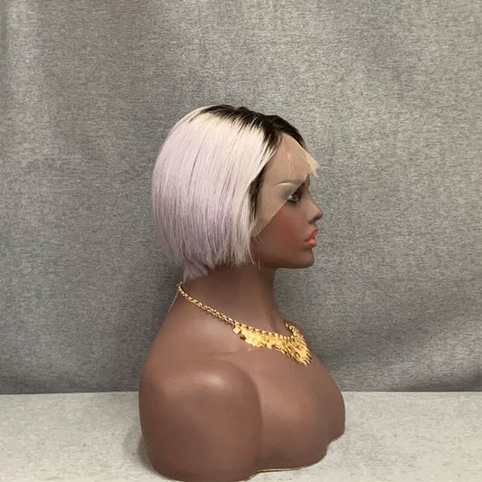 pixie wig grey