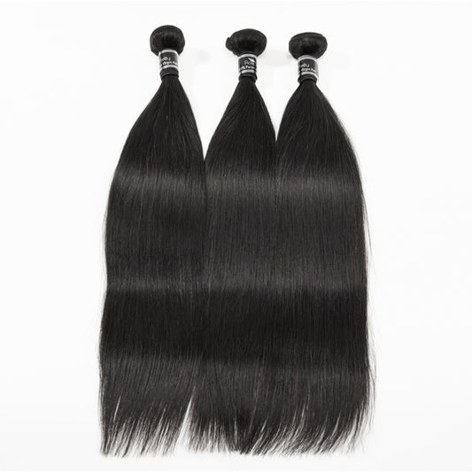 Raw Straight Hair 3 Bundles