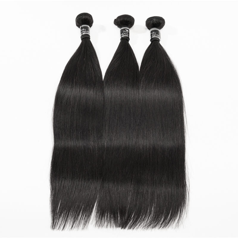 Brazilian Straight Hair 3 Bundles Virgin Human Hair