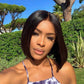 Kim K Wig Deep Part 2x6 Double Drawn Bone Straight Hair