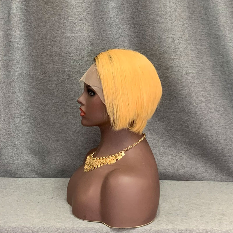 pixie wig human hair