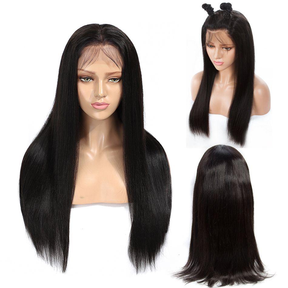 360 Lace Frontal Wigs Straight Hair