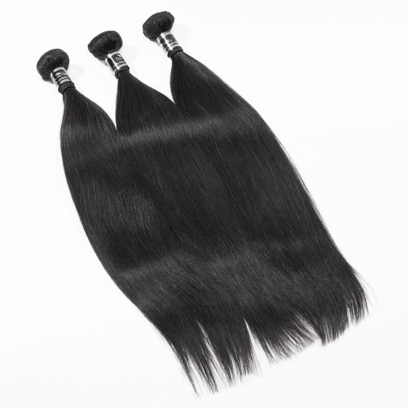 Brazilian Straight Hair 3 Bundles Virgin Human Hair