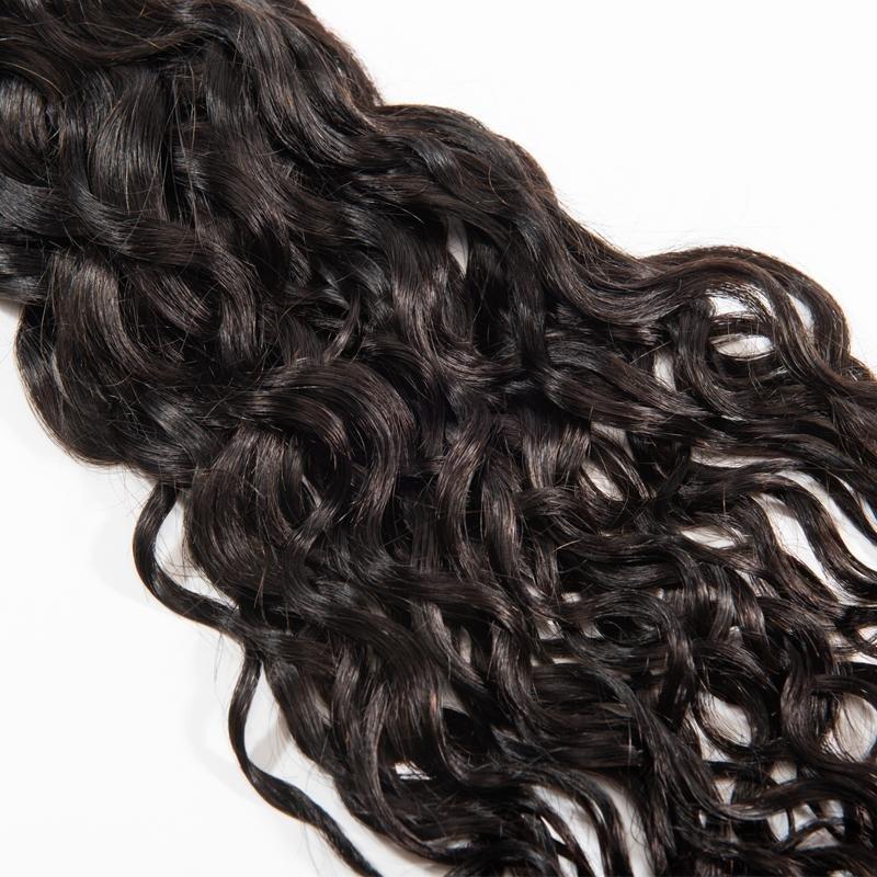 4 Bundles With Closure Malaysian Wet And Wavy Human Hair Weave Closure - Ross Pretty Hair Official