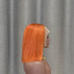 Ginger Bob Wig T Part Lace Straight Human Hair
