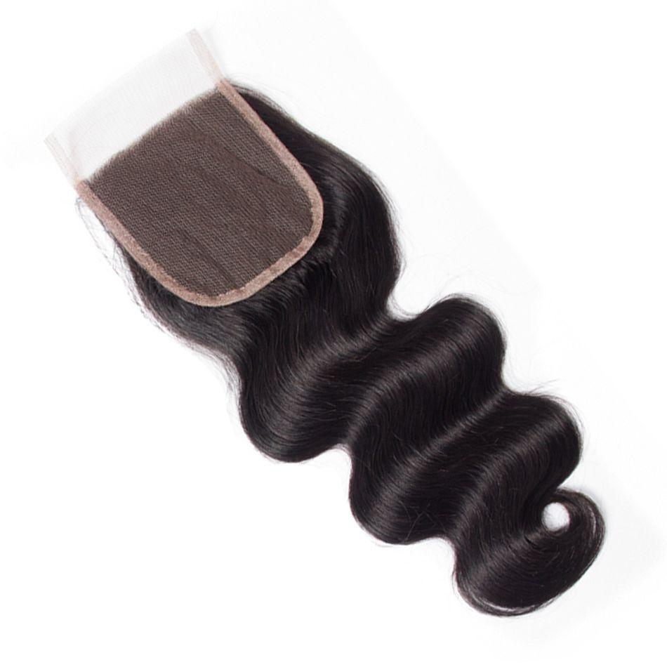 4x4 Lace Closure Body Wave Human Hair Closure Swiss Lace