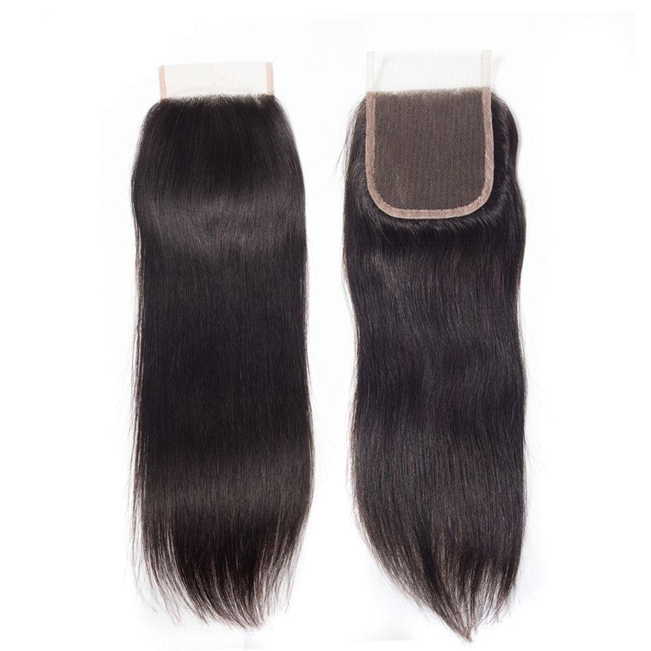 Transparent 4X4 Lace Closure Straight Hair