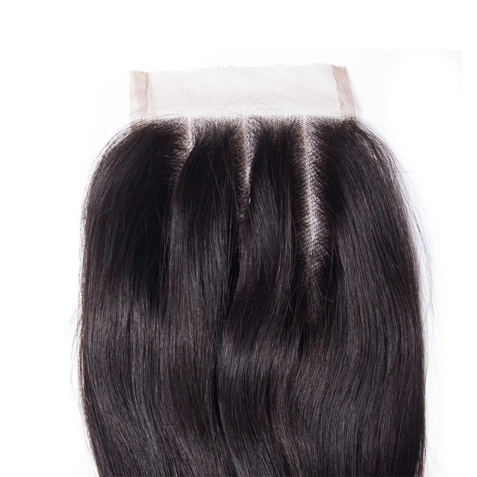 Transparent 4X4 Lace Closure Straight Hair