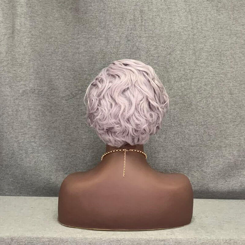 gray bob wig