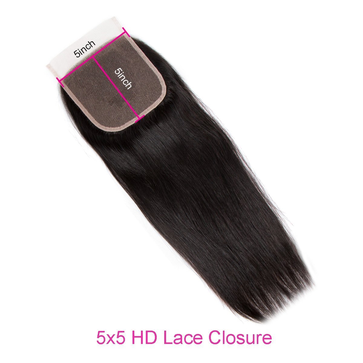 5×5 HD Lace Closure Straight Hair Pay - Ross Pretty Hair