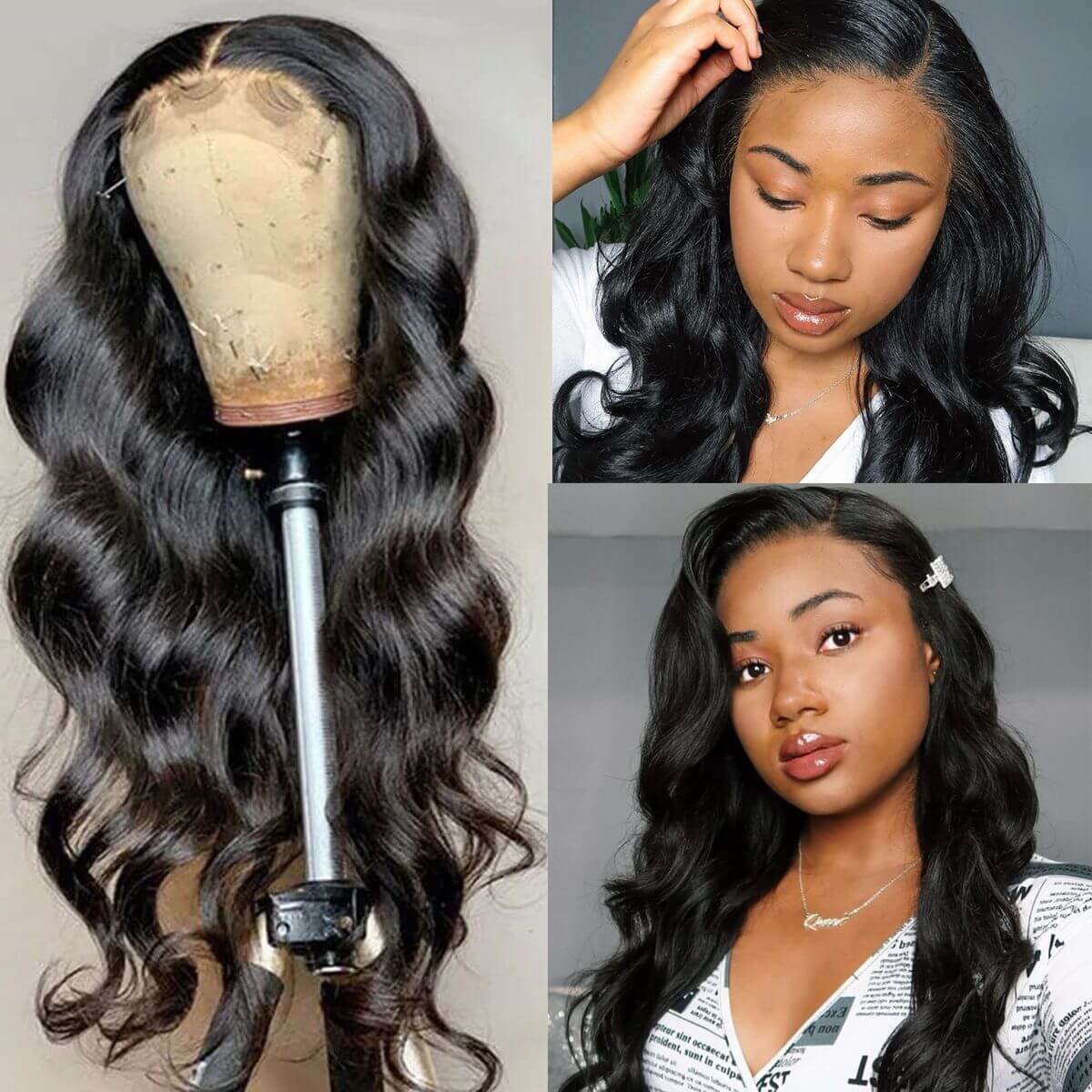 5×5 Lace Closure Wigs Body Wave Wig