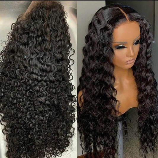 13×6 Lace Front Wig Human Hair Deep Wave  Wigs