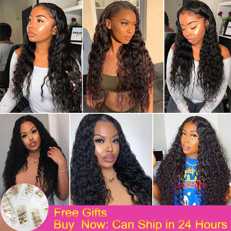 Water Wave 5×5 Lace Closure Wigs Wet and Wavy Wig