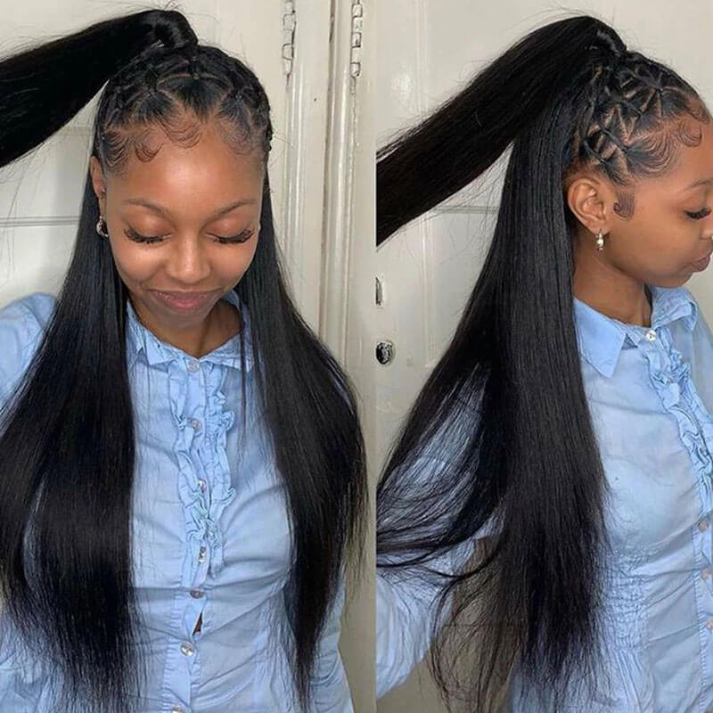 Full Lace Wig Pre Plucked With Baby Hair 100% Human Hair Wig