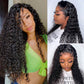 Deep Wave Transparent 13×4 Lace Front Wigs 100% Human Hair