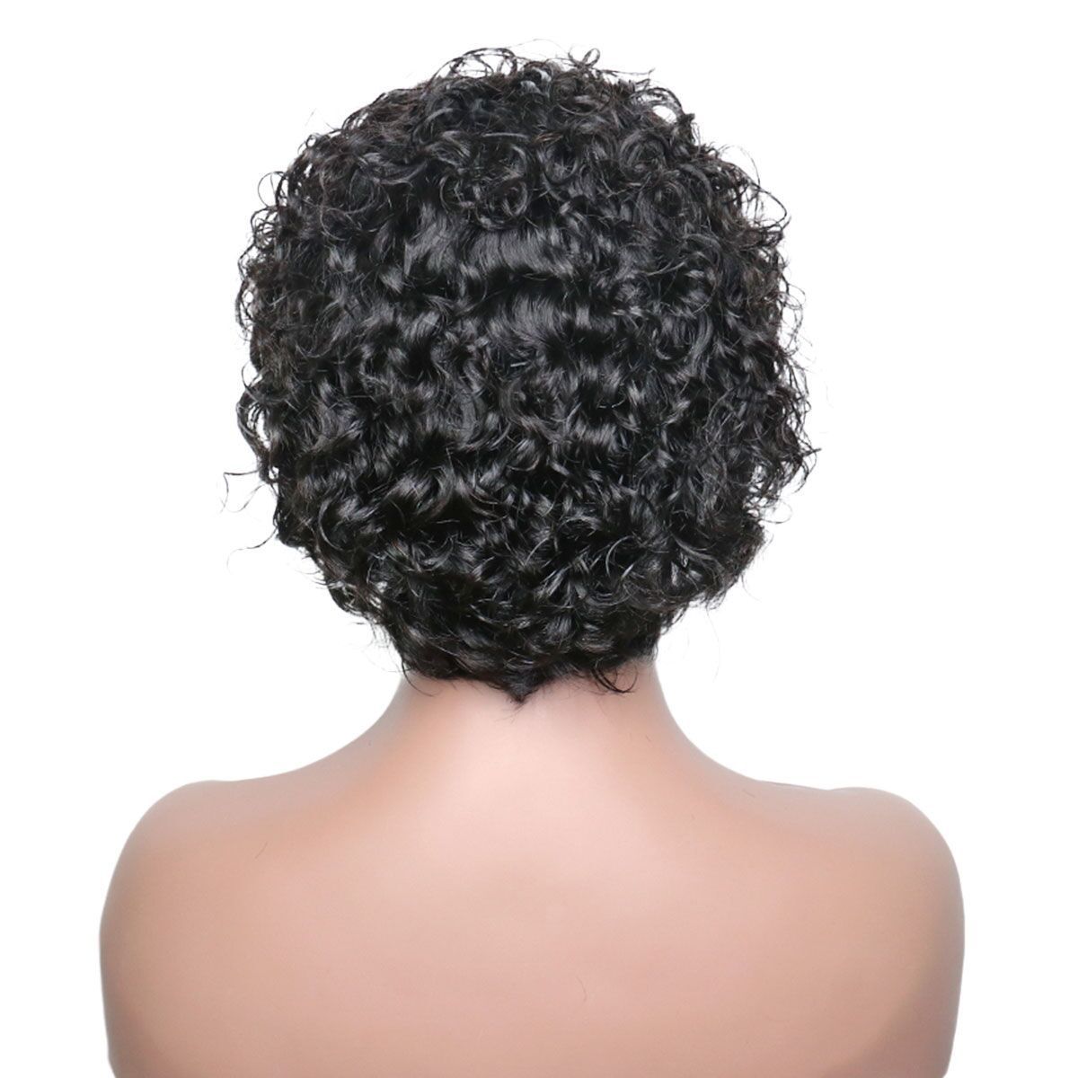 8 Inch Short Bob Wig Water Wave Bouncy Curly Lace Front Wigs - Ross Pretty Hair Official