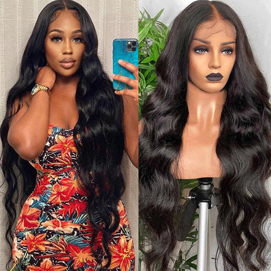 Body Wave Pre Plucked 13×4 Lace Front Wigs Human Hair Wigs