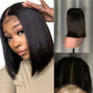 Double Drawn Kim K Wig Deep Part 2x6 Lace Closure Bob Wig Straight
