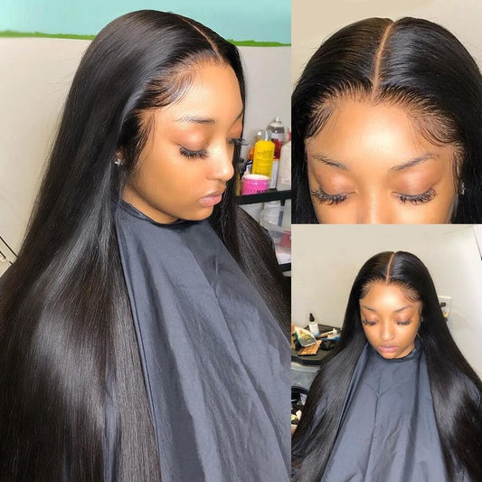 Transparent Lace Wig 13 x 4 Lace Frontal Straight