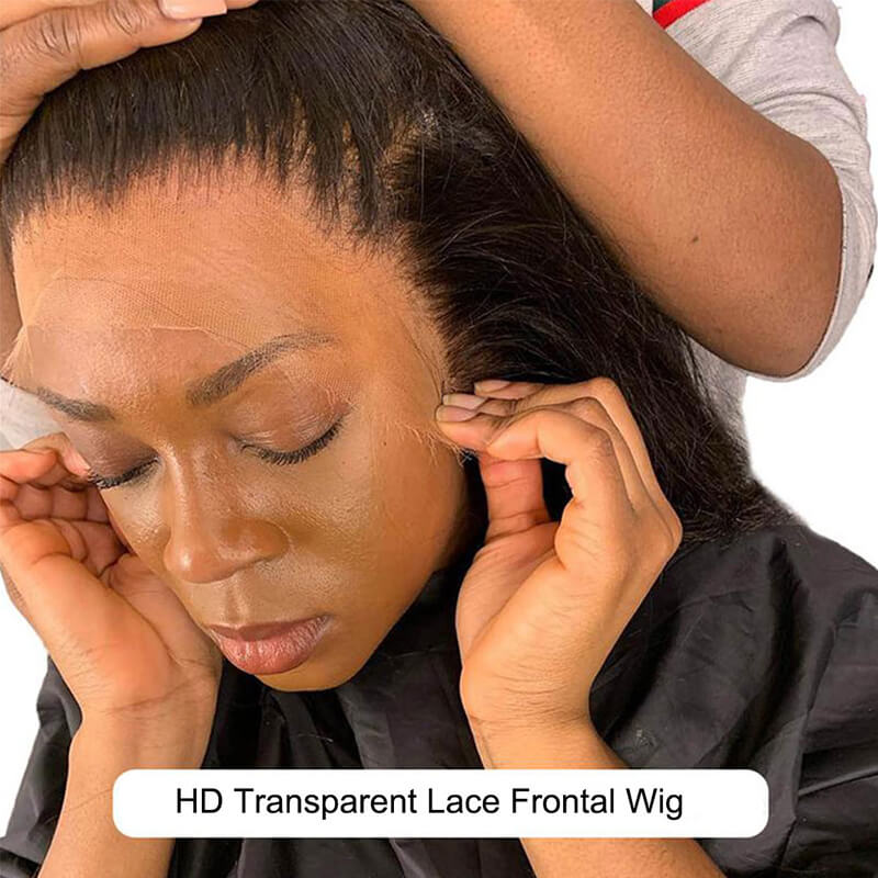 Water Wave Real 180% Density 13×4 HD Lace Frontal Wigs Human Hair Wigs
