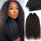 #1b Kinky Straight Tape In Human Hair Extensions 20 Pieces/ Pack