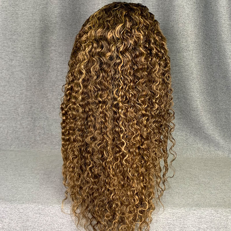 New Arrivals Straight/ Body Wave/ Deep Wave/ Jerry Curly Highlight Wig 180% Density P4/27 Color