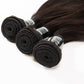 Straight Brazilian Human Hair 3 Bundles With Closure Virgin Hair With Closure