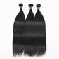 Straight Brazilian Human Hair 3 Bundles With Closure Virgin Hair With Closure