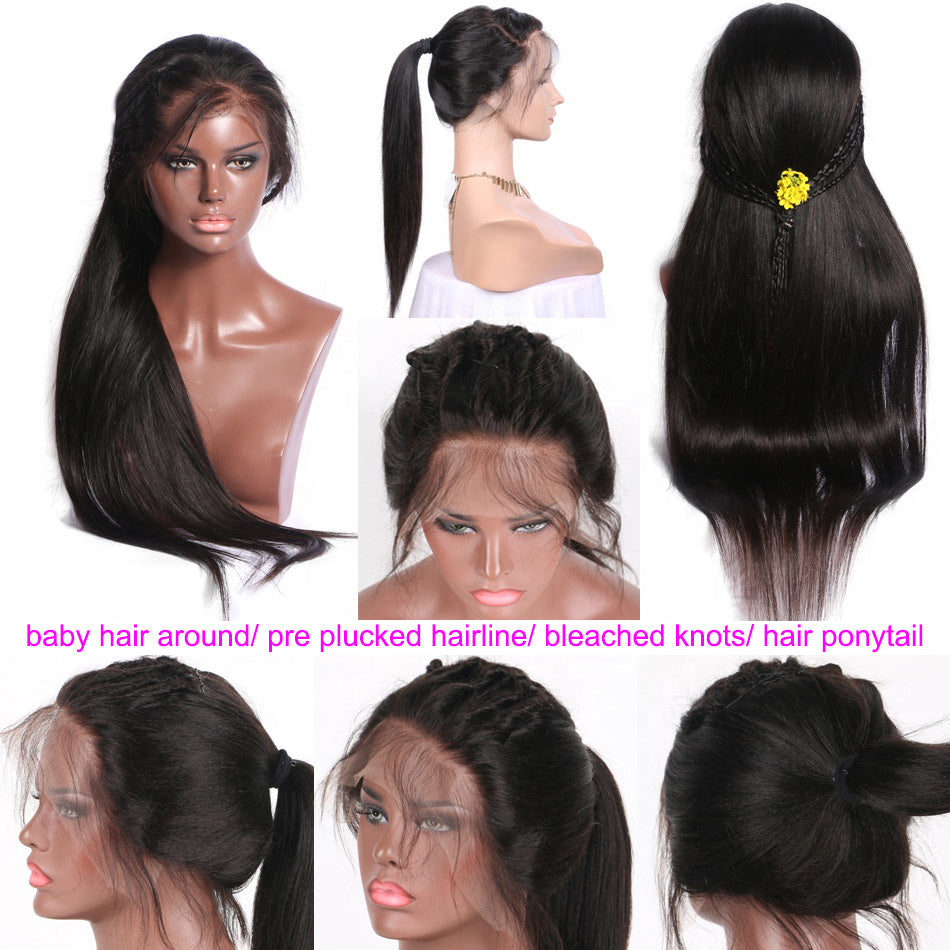 Transparent Lace Wig 13 x 4 Lace Frontal Straight