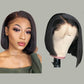 13X4 Lace Frontal Short Bob Wigs Straight Human Hair 180% Density