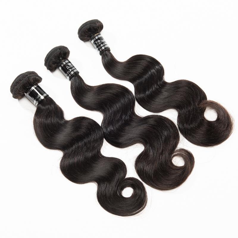 Body Wave 3 Bundles With Closure Brazilian Human Hair Body Closure - Ross Pretty Hair Official