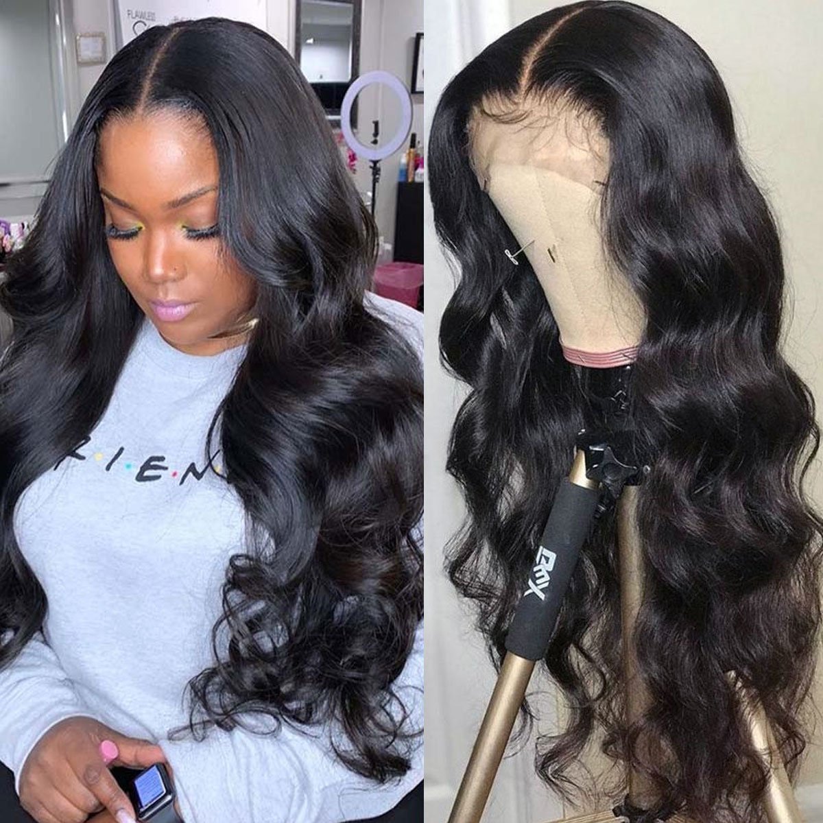 Body Wave Pre Plucked 13×4 Lace Front Wigs