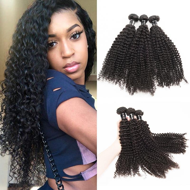 Brazilian Kinky Curly Hair 3 Bundles 