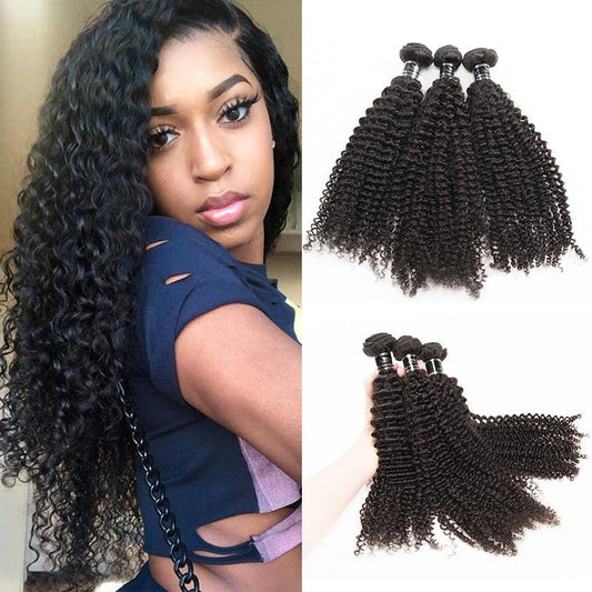 Brazilian Kinky Curly Hair 3 Bundles 