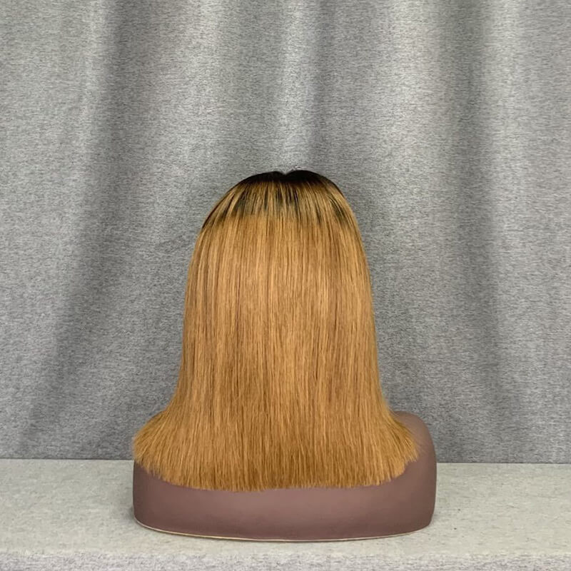 color wig 1b/30 bob lace wig