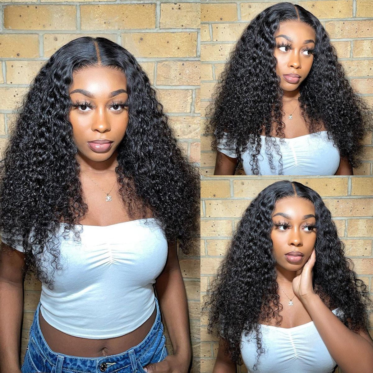 13×4 Lace Front Wigs Curly Hair 