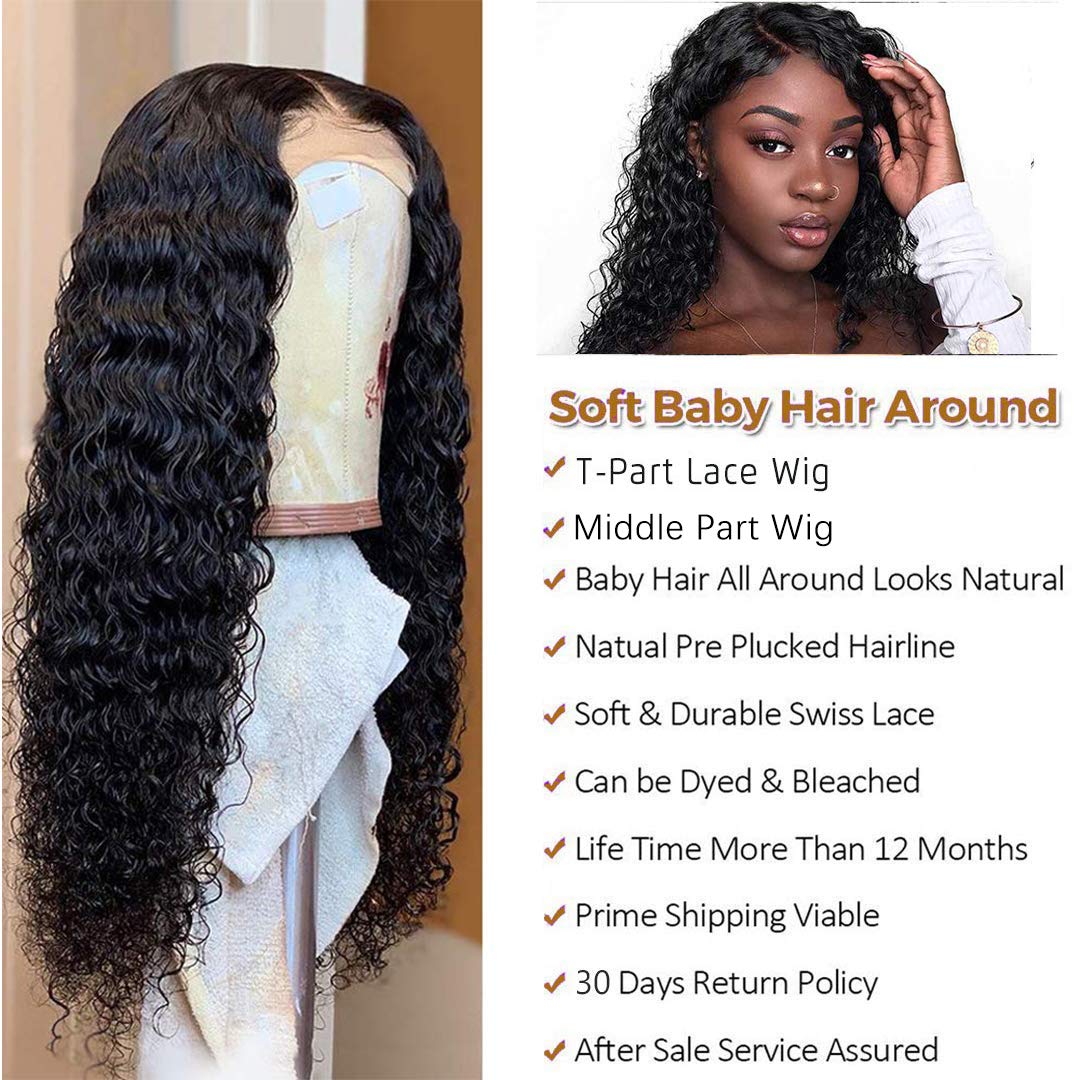 T Lace Wig 13X4 Deep Wave