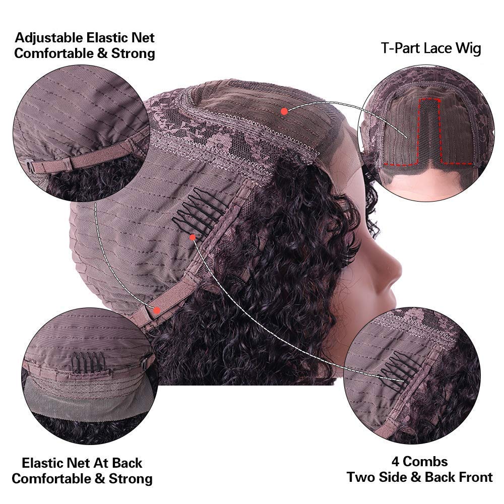 T Lace Wig 13X4 Deep Wave