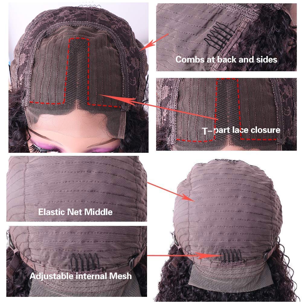 T Lace Wig 13X4 Deep Wave